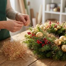 Artikel Blomhårglitter Guld, Koppar 200g