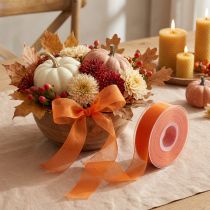 Artikel Organza band presentband orange band kantkant 25mm 50m
