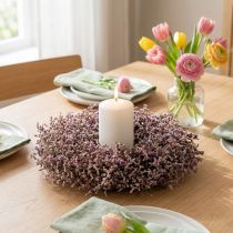Artikel Torkad blomsterkrans havslavendel natur Ø30cm