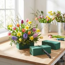 Artikel Våtblommiga skumtegelstenar för blomsterarrangemang 20 stycken Val