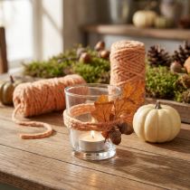 Artikel Filtsnöre fluffig Mirabell 25m ljus orange