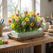 Artikel Oasis Biolit bas för blommiga skumklossar 25×14×2 cm, 11 stycken - Hållbara blomsterarrangemang, blomstertillbehör