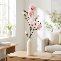 Artikel Konstgjord Magnoliagren Rosa Blommor Ø8cm L100cm