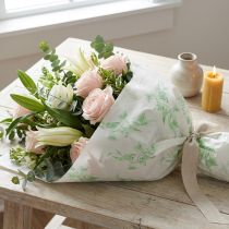 Artikel Blommigt sidenblompapper 50cm murgröna 5kg