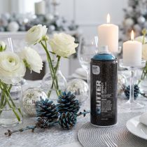 Artikel Glitter Spray Montana Effekt Sprayfärg Blå Cosmos 400ml