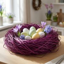 Artikel Dekorativ raffia för att tillverka naturlig raffia raffia lila 300g