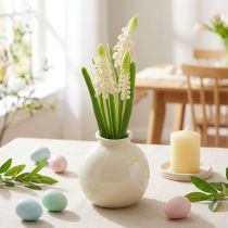 Artikel Konstgjord blomvas med hyacint för elegant bordsdekoration och snyggt utseende 20 cm