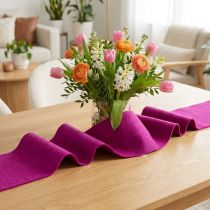 Artikel Filtband i ull, fuchsia, 15 cm x 5 m, för dekoration och pyssel