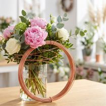 Artikel Flexibel dekorativ tråd för hantverk och blomsterdekorationer, tillverkad av aluminium