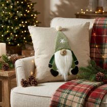 Artikel Prydnadskudde med gnome prydnadskudde grön beige 40×40cm