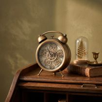 Artikel Steampunk klocka med romerska siffror väckarklocka 23x8x29,5cm
