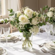 Artikel Rose vit 40cm