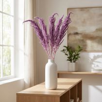 Artikel Torkade rävsvansblommor, färgade, för modern heminredning, 100 cm, 5 stycken