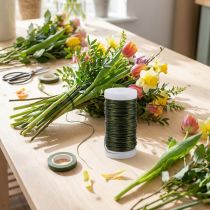 Artikel Mångsidig dekorativ emaljerad tråd för kreativa hantverksprojekt och blomsterdekorationer