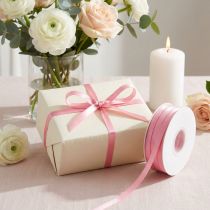 Artikel Presentband rosa satinband dekorativt band 6mm × 50m