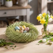 Artikel Dekorativ raffia för att tillverka naturlig raffia raffia lime 200g