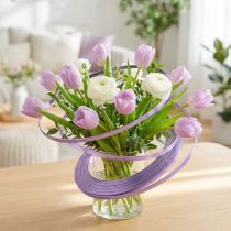 Artikel Aluminium platt tråd, lavendel, 5mm, 10m, dekorativ tråd, hobbytråd