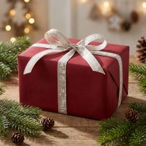 Artikel Julband Merry Christmas Band Beige 15mm 20m