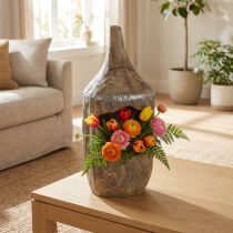Artikel Dekorativ skulptur Paulownia trä Ø15cm H39cm
