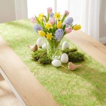 Artikel Deco fleece Sizoweb bordslöpare äppelgrön 30cm 5m