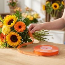 Artikel Organzaband presentband orange band kantkant 6mm 50m