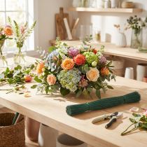 Artikel Plug-in tråd grön blommig tråd tråd Ø0,4mm 30cm 1kg