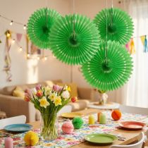 Artikel Honungskaka pappersblomma grön Ø40cm 4st