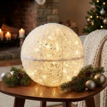 Artikel Deco Ball Wire Ball Deco Ball Vit två halvor Ø40cm