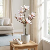 Artikel Konstgjord magnoliaträd rosa 74 cm konstgjord blomdekoration