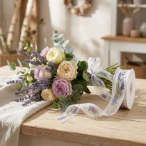 Artikel Organzaband, chiffongband, dekorband, lavendel, 40 mm, 20 m