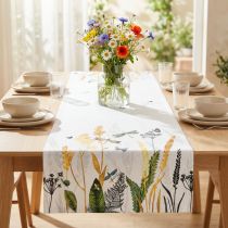 Artikel Bordslöpare sommar bordslöpare äng sommarvit 40x150cm