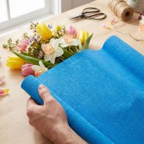 Artikel Blomsterpapper med kräppapper för blomsterhandel blått 50×250 cm 5 stycken