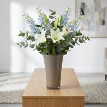 Artikel Vas "Fizzy" platinagrå Ø28,5cm H45cm 1 st