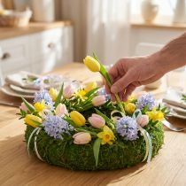 Artikel Mosskrans som en mångsidig bas för kreativa blomster- och dekorationsidéer, 20 cm, 4 stycken