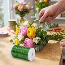 Artikel Dekorativ emaljerad tråd för mångsidiga hantverks- och blomsterdekorationer