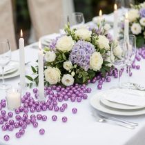 Artikel Dekorativa pärlor Ø8mm Violett 250 st