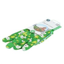 Artikel Kixx damhandskar storlek 8 grön med motiv