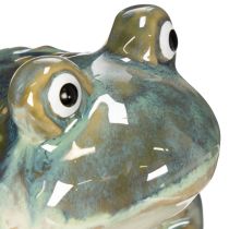 Artikel Grodfigur, sommardekoration av keramik för hem och balkong, 12 cm
