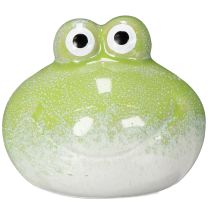 Artikel Dekorativ grodfigur i keramik för vardagsrum och skrivbord, 10 cm, 2 stycken