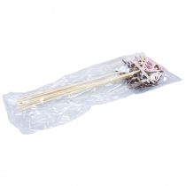 Artikel Vårdekoration Blompropp Träfågeldekoration 7×10cm 12 st