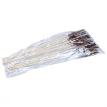 Artikel Vårdekoration blomproppar trä fågeldekoration 8×6cm 12 st