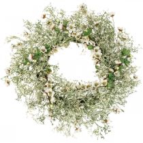 Vårkrans körsbärsblommor gypsophila krans konstgjord Ø50cm