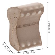 Artikel Blomkruksfötter, praktiskt upphöjare, kruktillbehör för balkong och terrass, 7 cm, 3 stycken