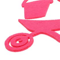 Artikel Trädgårdsredskap filt rosa 24 st