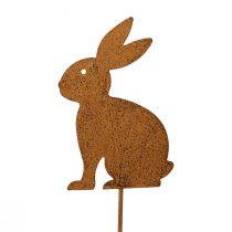 Artikel Trädgårdsstake rost kanin trädgårdsdekoration Påskdekoration 11cm×15cm