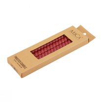 Artikel Vridna ljus spiralljus rosa Ø1,4cm H18cm 4st