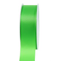 Present- och dekorationsband 40mm x 50m ljusgrönt