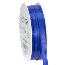 Artikel Present- och dekorationsband, taftband, 10 mm x 50 m, mörkblå