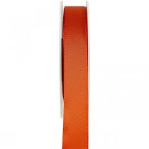Artikel Present- och dekorationsband Orange sidenband 25mm 50m
