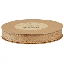 Artikel Presentband pappersflätat naturpappersband 20mm 10m